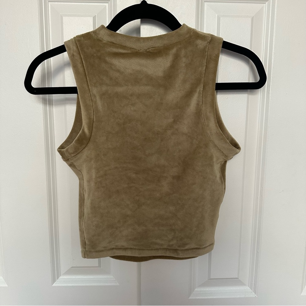 SKIMS Velour Crew Neck Tank